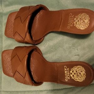 BRELANIE WOVEN-STRAP MULE